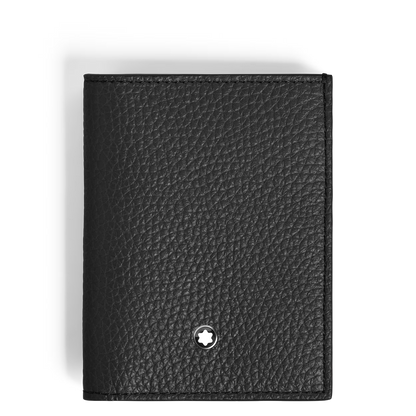 Montblanc Mini Brieftasche aus genarbtem Leder mit zwei zusätzlichen Innenfächern