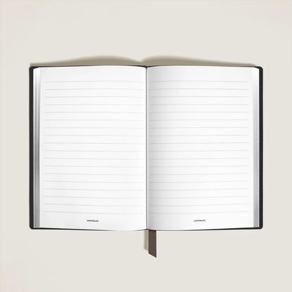 Mittelgroßes Montblanc Notizbuch mit 96 linierten Seiten in ebenholz braun