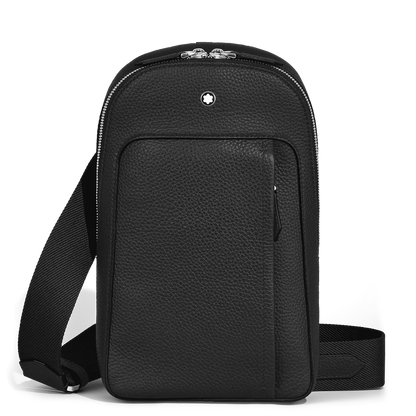 Montblanc Companion Umhängetasche mit offenem Innenfach und Leinenfutter
