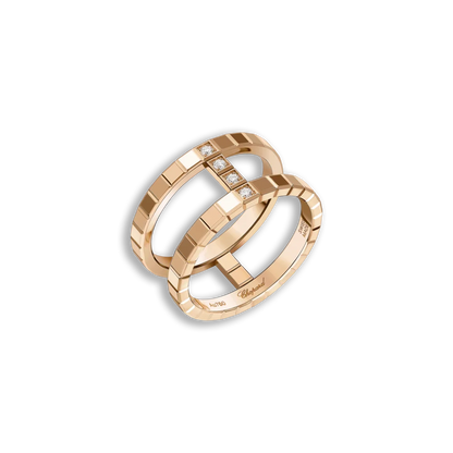 Ice Cube • Ring • Roségold • 4 Diamanten