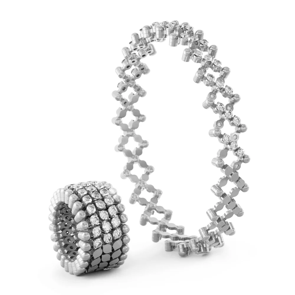 Serafino Consoli Brevetto Multi-Size Ring und Armband Weißgold online kaufen – exklusiver Verwandlungsschmuck, sicher im Juwelier-Tirol-Shop