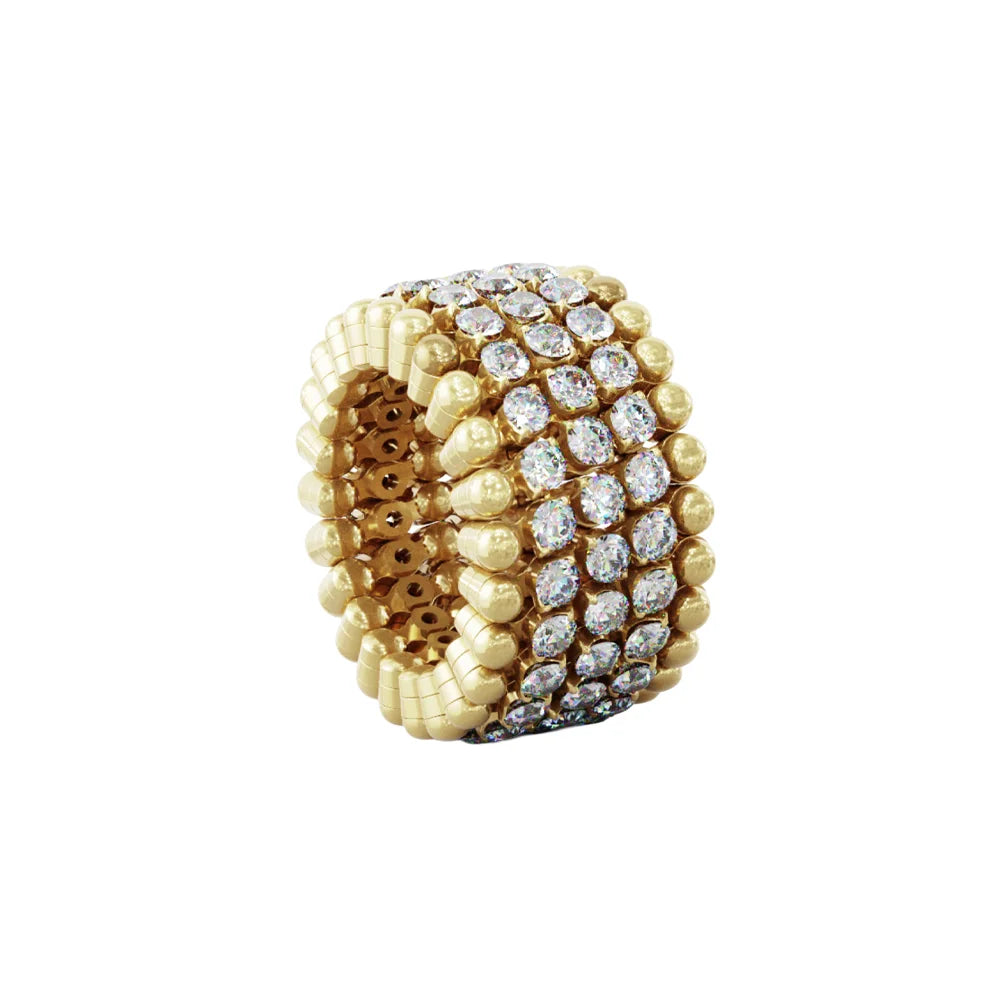 Serafino Consoli Brevetto Multi-Size Ring und Armband – exklusiver Gelbgoldring mit Brillanten, sichere Online-Bestellung im Juwelier-Tirol-Shop