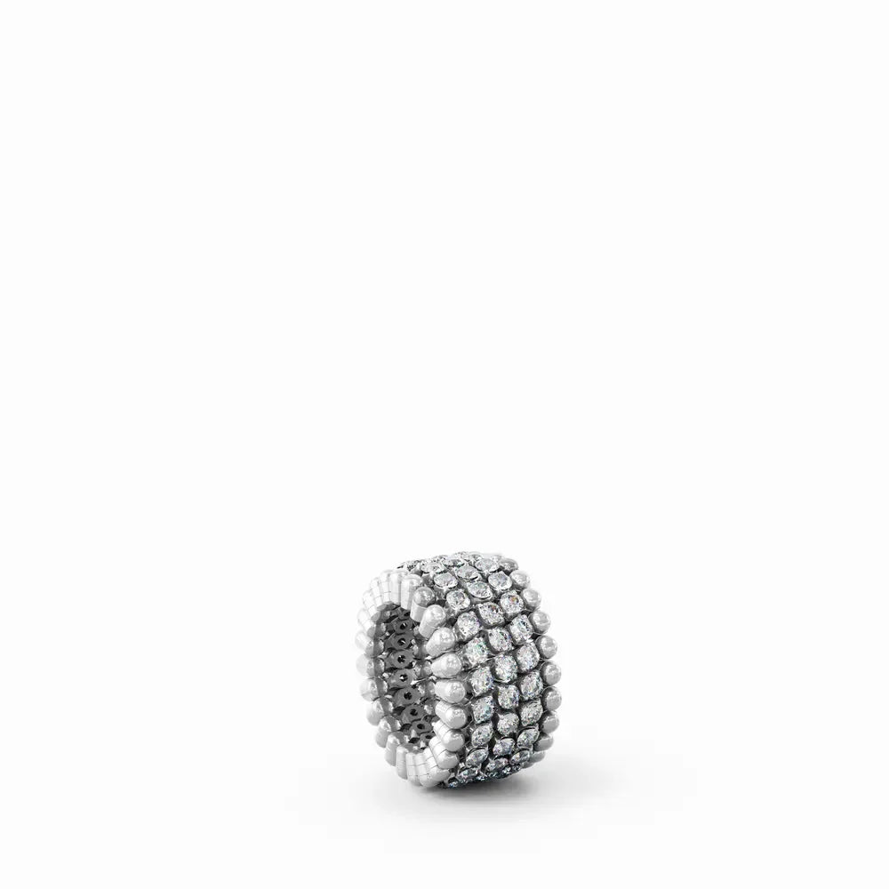 Serafino Consoli Brevetto Multi-Size Ring und Armband – exklusiver Verwandlungsschmuck aus Weißgold mit Brillanten, sichere Online-Bestellung im Juwelier-Tirol-Shop