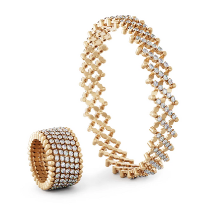 Serafino Consoli Brevetto Multi-Size Ring und Armband – luxuriöser Schmuck aus 18kt Roségold und Edelsteinen, sichere Online-Bestellung im Juwelier-Tirol-Shop