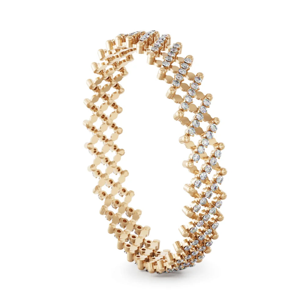 Patentierter Multi-Size Ring Serafino Consoli 18kt Roségold mit Edelsteinen – wandelbarer Ring-Armband, jetzt sicher im Juwelier-Tirol-Shop erwerben
