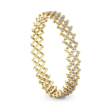 Patentierter Multi-Size Ring Serafino Consoli 18kt Gelbgold mit Edelsteinen – wandelbarer Ring-Armband, jetzt sicher im Juwelier-Tirol-Shop erwerben