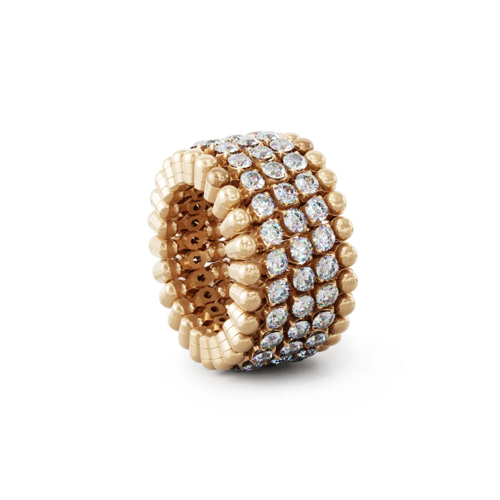 Brevetto Multi-Size Ring Roségold mit 72 Brillanten – patentierter Verwandlungsschmuck, jetzt sicher im Juwelier-Tirol-Shop erwerben