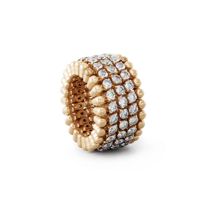 Brevetto Multi-Size Ring Roségold mit 72 Brillanten – patentierter Verwandlungsschmuck, jetzt sicher im Juwelier-Tirol-Shop erwerben