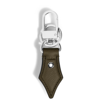 Luxuriöses Leder Schlüsseletui Montblanc Sartorial Kollektion Khaki Tirol