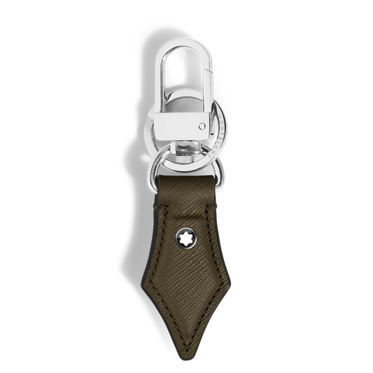 Luxuriöses Leder Schlüsseletui Montblanc Sartorial Kollektion Khaki Tirol