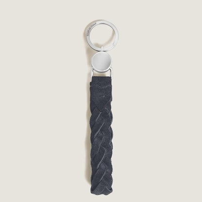 Elegantes Montblanc Accessoire aus blauem Wildleder für mehrere Schlüssel