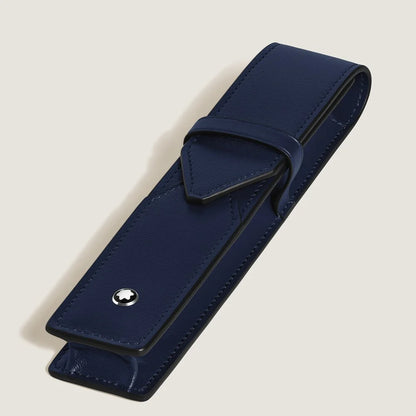 Montblanc Envelope Etui für 1 Schreibgerät aus Meisterstück Glattleder in Tintenblau