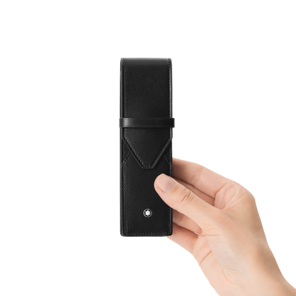 Montblanc Envelope Etui für zwei Schreibgeräte aus feinem Leder