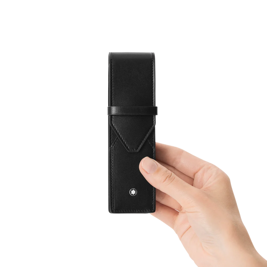 Montblanc Envelope Etui für zwei Schreibgeräte aus feinem Leder