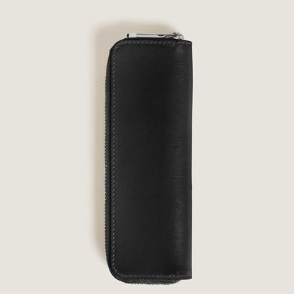 Schwarzes Lederetui für Montblanc Füllfederhalter Meisterstück Classique