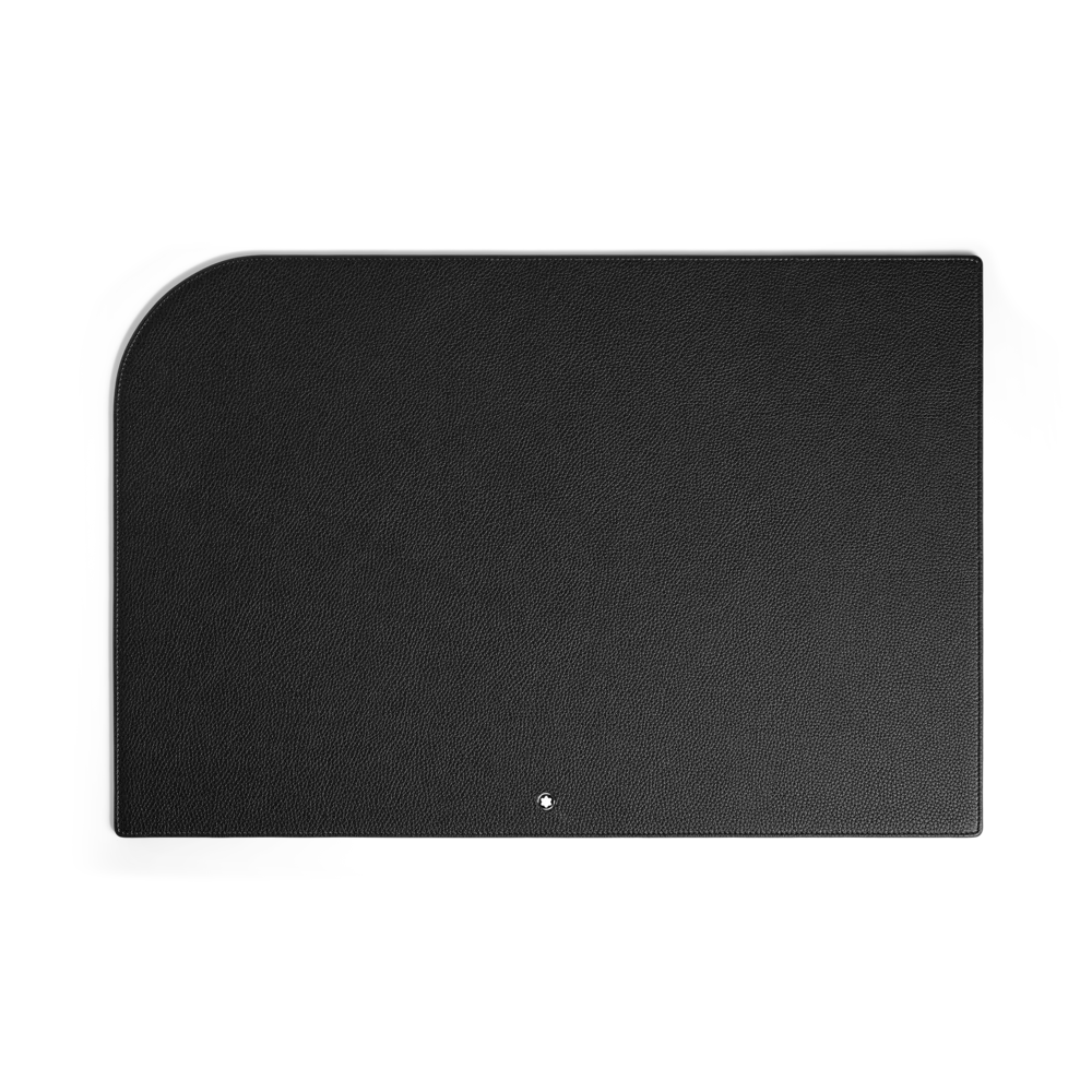 Schreibtischunterlage in Schwarz aus Grain Leder