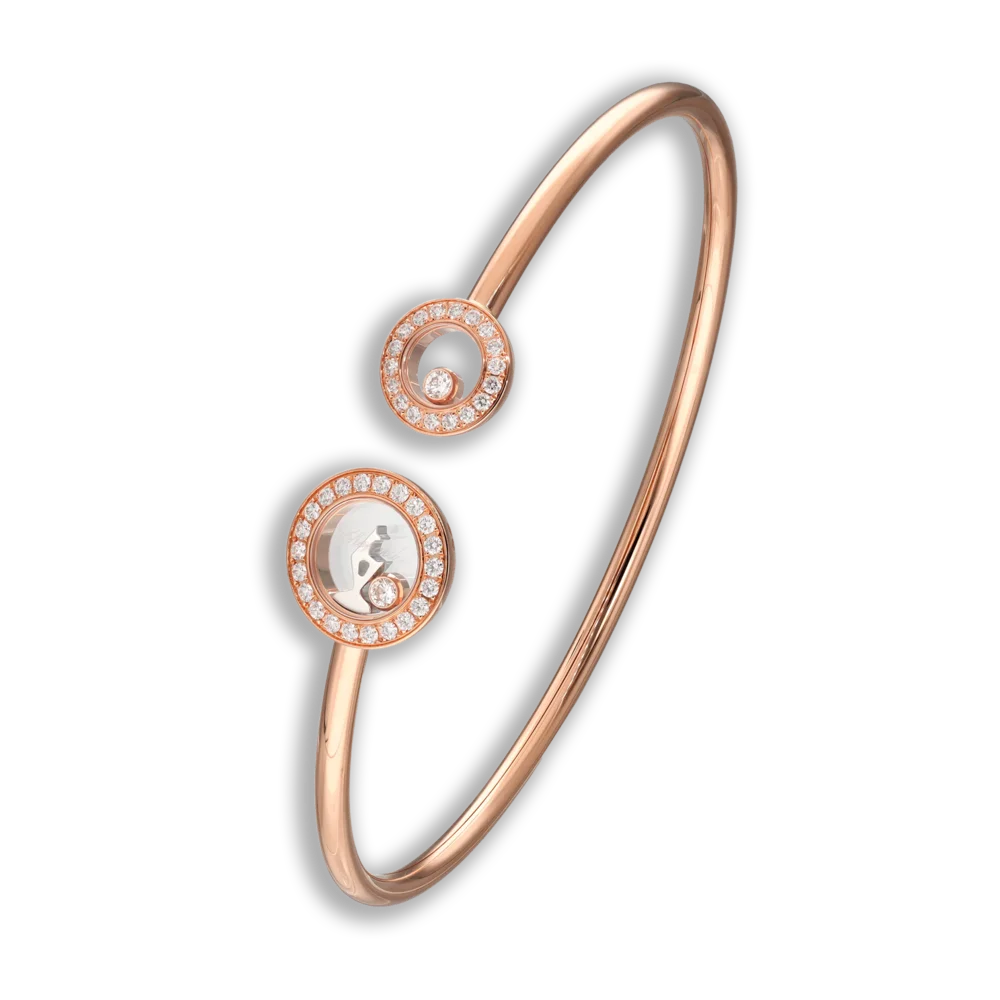 Chopard Chopard Happy Diamonds Kitzbühel Bangle Roségold vollausgefaßt