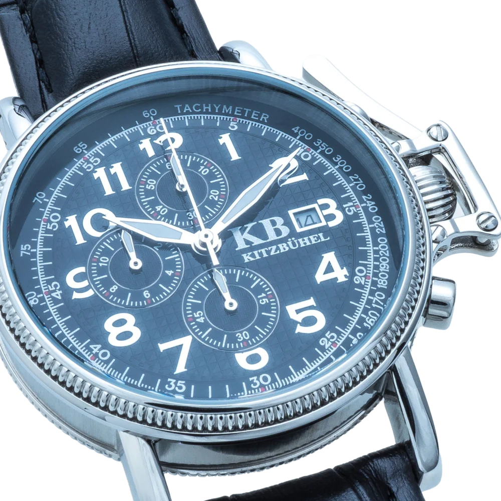 KB Uhr Spezial Stoppwatch Edelstahl