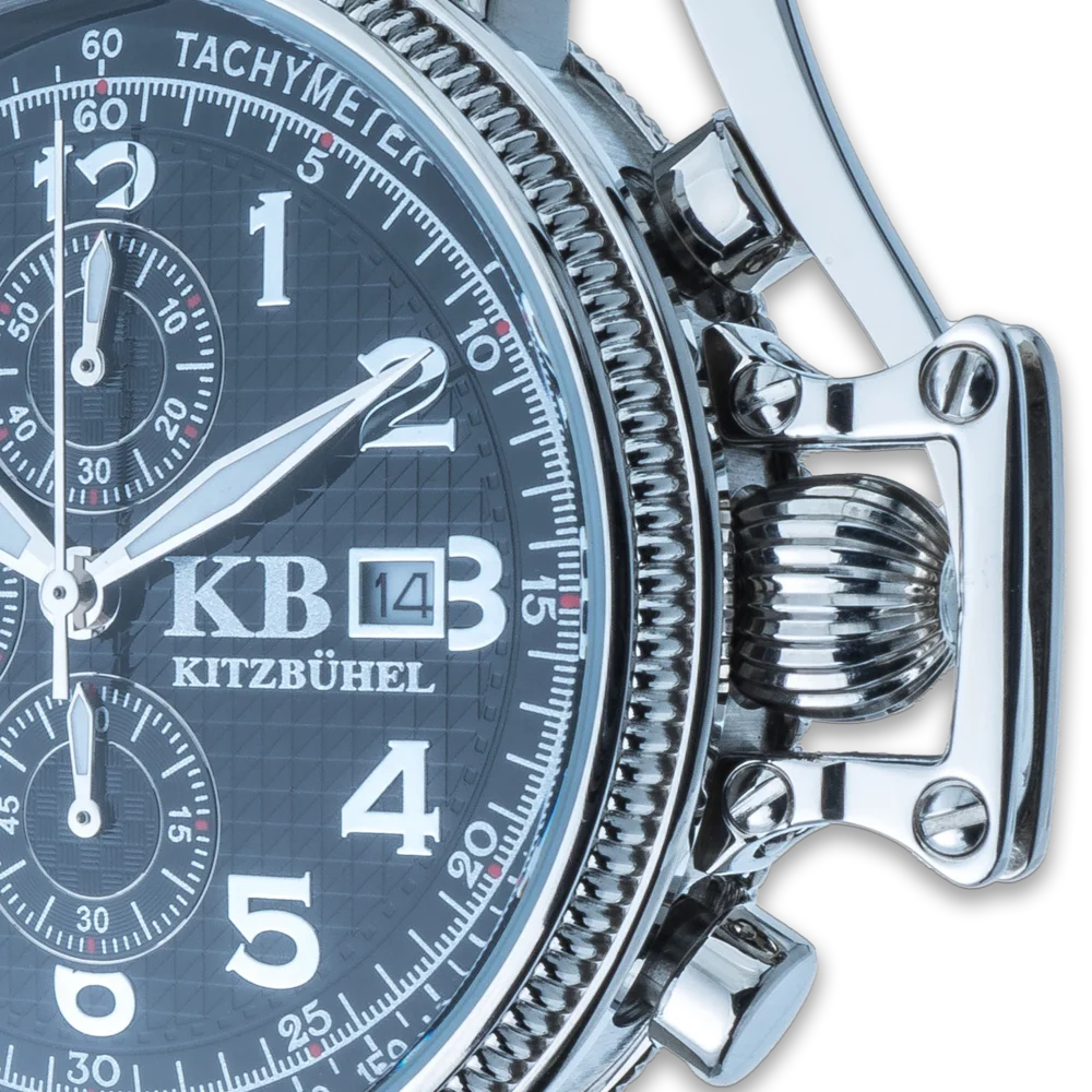 KB Uhr Spezial Stoppwatch Edelstahl