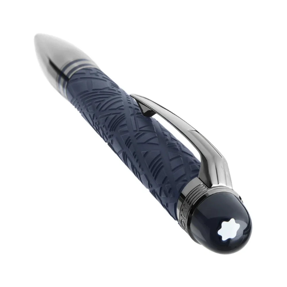 Montblanc StarWalker SpaceBlue Kugelschreiber in mattem Blau aus Edelharz